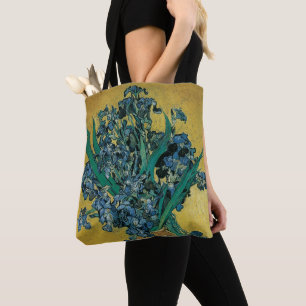 Bolso De Tela Jarrón de naturaleza muerta con lirios de Vincent 