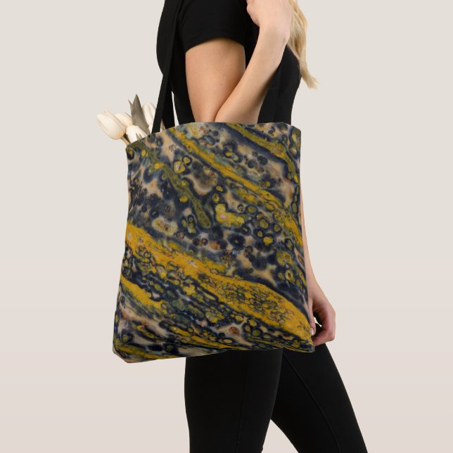 Bolso De Tela Jasper Océano (Detalle)