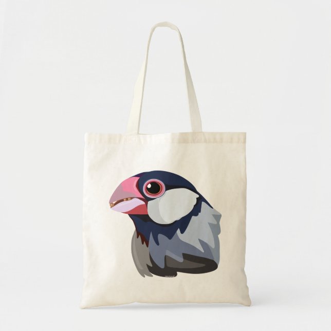 Bolso De Tela Java Sparrow: simplificado (Frente)