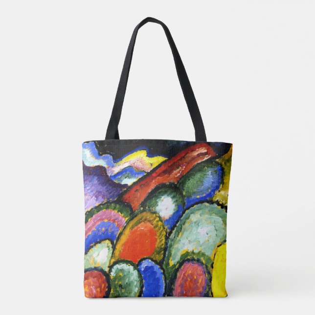Bolso De Tela Jawlensky - Montañas y árboles (Reverso)