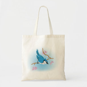 Bolso De Tela Jay azul