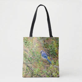 Bolso De Tela Jay azul en Southern Wax Myrtle Tote Bag
