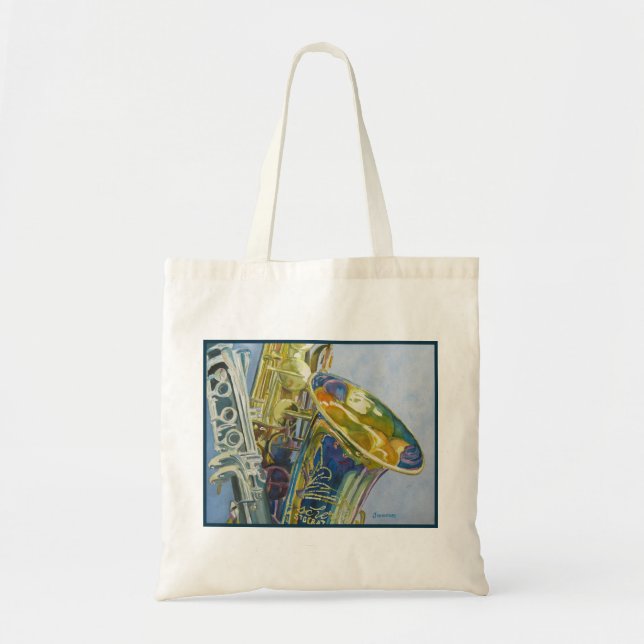 Bolso De Tela Jazz de New Orleans (Frente)