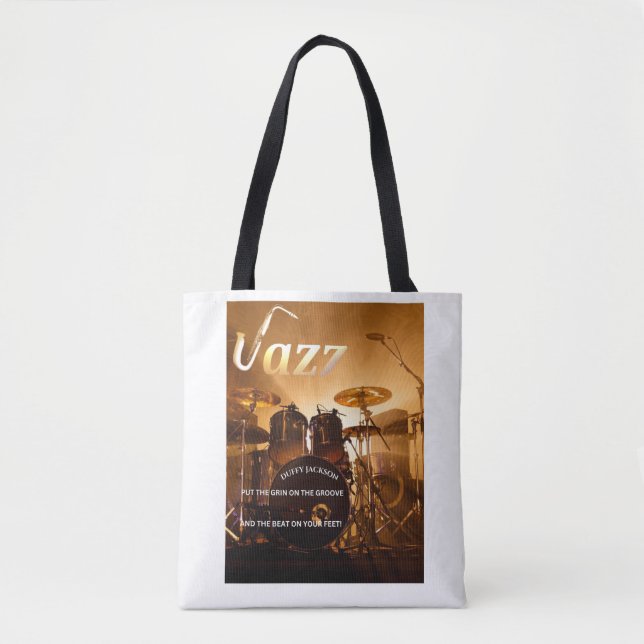 Bolso De Tela Jazz Tote Bag (Anverso)