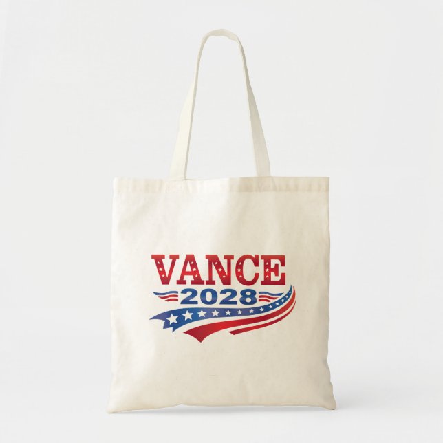 Bolso De Tela JD Vance President 2028 (Frente)