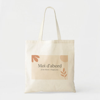 Bolso De Tela “Je me choisis”