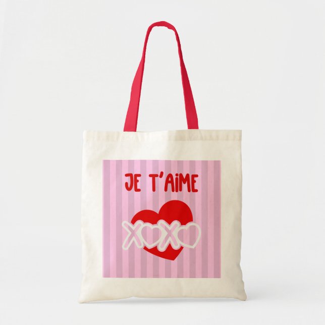 Bolso De Tela Je t’aime.
