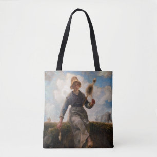 Bolso De Tela Jean-Francois Millet - El Chica Spinner