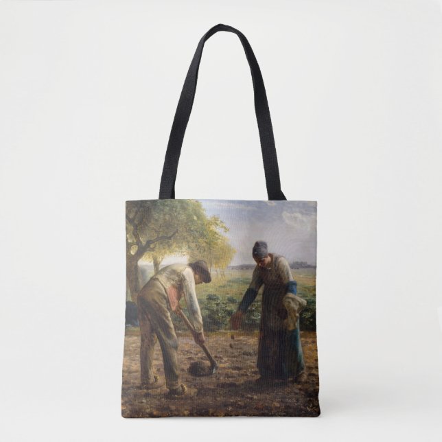 Bolso De Tela Jean-Francois Millet - Planeadores de Papa (Anverso)