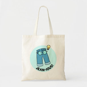 Bolso De Tela Jean-ious Denim Pants Pun Tote Bag