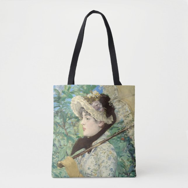 Bolso De Tela Jeanne (primavera) Edouard Manet (Anverso)