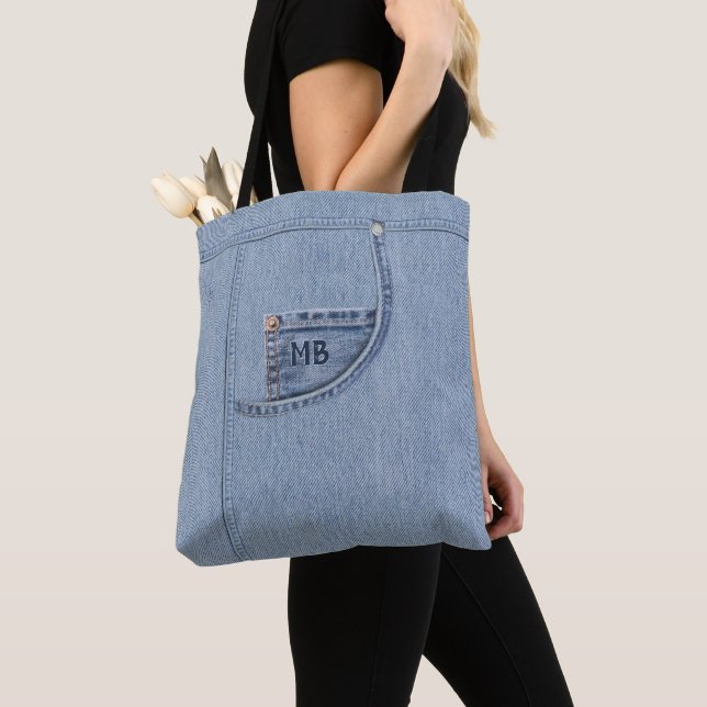 Bolso De Tela "Jeans" (Detalle)