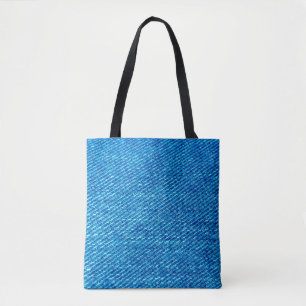 Bolso De Tela jeans de tela denim jeans azules