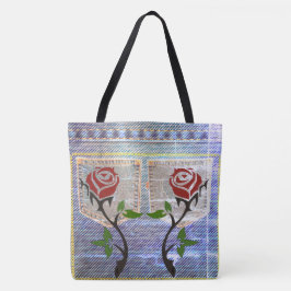 Bolso De Tela Jeans Rosa divertido mira