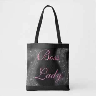 Bolso De Tela Jefa Dama Brillante