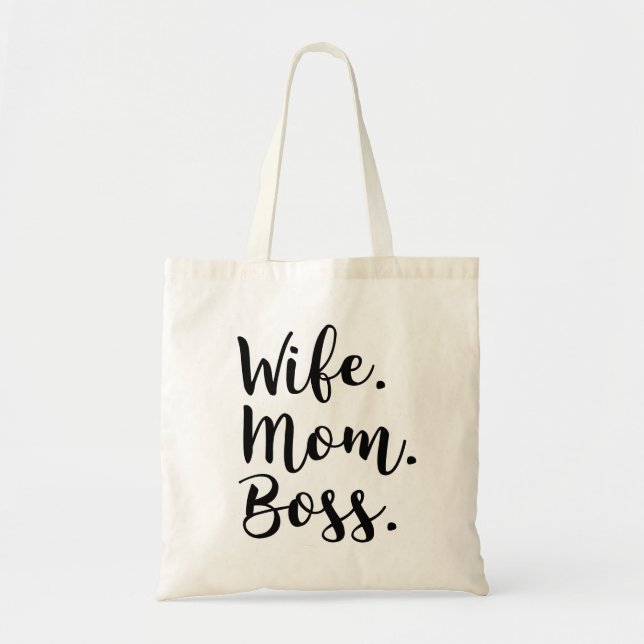 Bolso De Tela jefe de la mamá de la esposa (Frente)