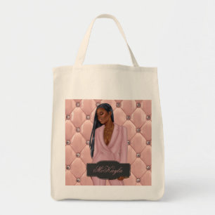Bolso De Tela Jefe ejecutivo afroamericano personalizado