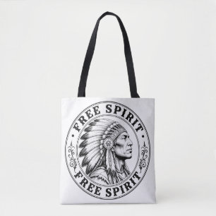 Bolso De Tela jefe nativo americano