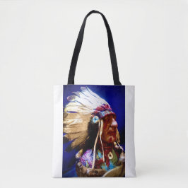 Bolso De Tela Jefe Omaha Nativo Americano