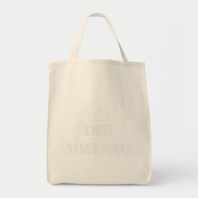 Bolso De Tela Jefe Sandbagger Golf Meme Bjj Chess Sandbag (Frente)