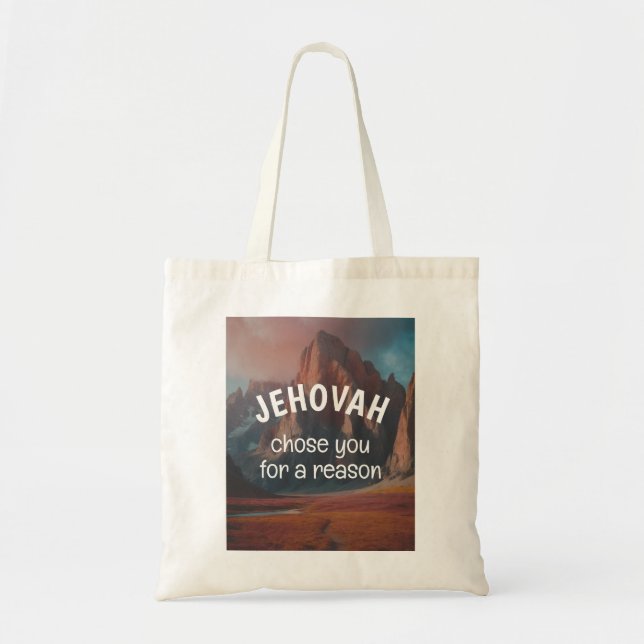 Bolso De Tela Jehová te eligió por una razón | JW (Frente)