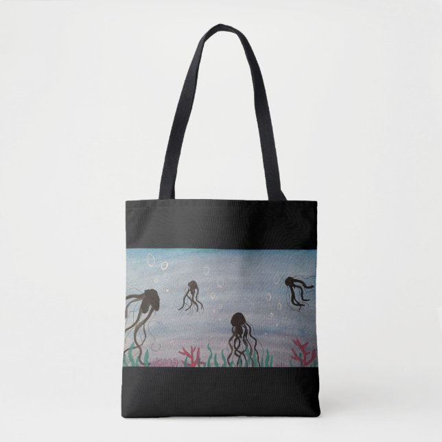 Bolso De Tela Jellyfish (Anverso)