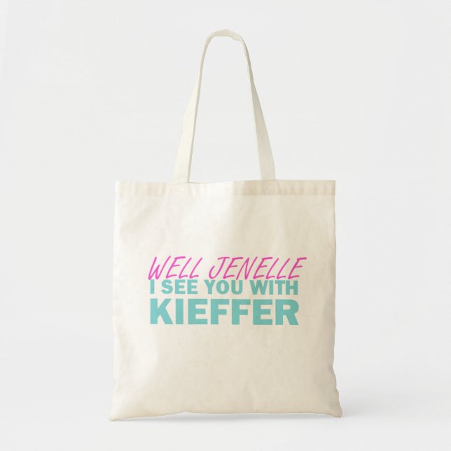Bolso De Tela Jenelle bien le veo con Kieffer (Frente)