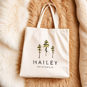 Bolso De Tela JENNA Pine Tree Camp Mountain Bachelorette