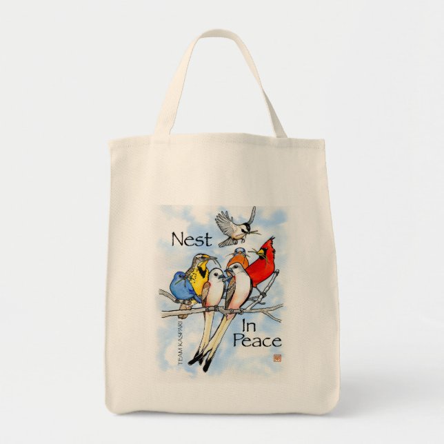 Bolso De Tela Jerarquía en paz:  Equipo Kaspari (Frente)