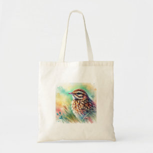 Bolso De Tela Jerdons Bush Lark 070824AREF143 - Watercolor