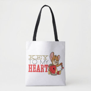 Bolso De Tela Jerry Mouse "Key To My Heart" Valentine