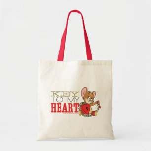 Bolso De Tela Jerry Mouse "Key To My Heart" Valentine