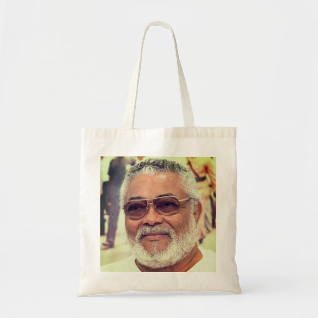 Bolso De Tela Jerry Rawlings, J.J. Rawlings, Presidente de Ghana (Frente)