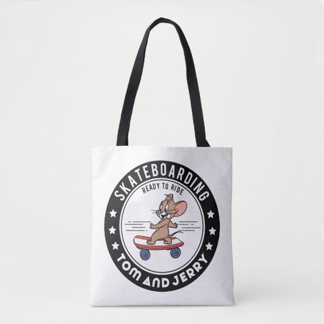 Bolso De Tela Jerry Skateboarding - Listo Para Viajar (Anverso)