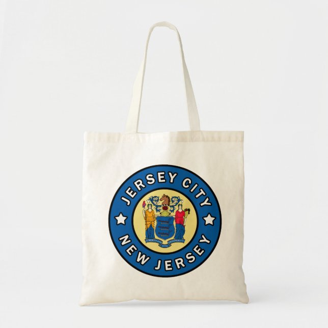 Bolso De Tela Jersey City New Jersey (Frente)