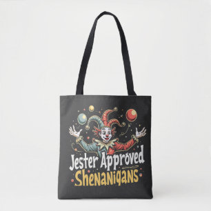 Bolso De Tela Jester Aprobó Shenanigans Circus Clown