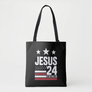 Bolso De Tela Jesucristo 2024 Presidente USA Elección Política