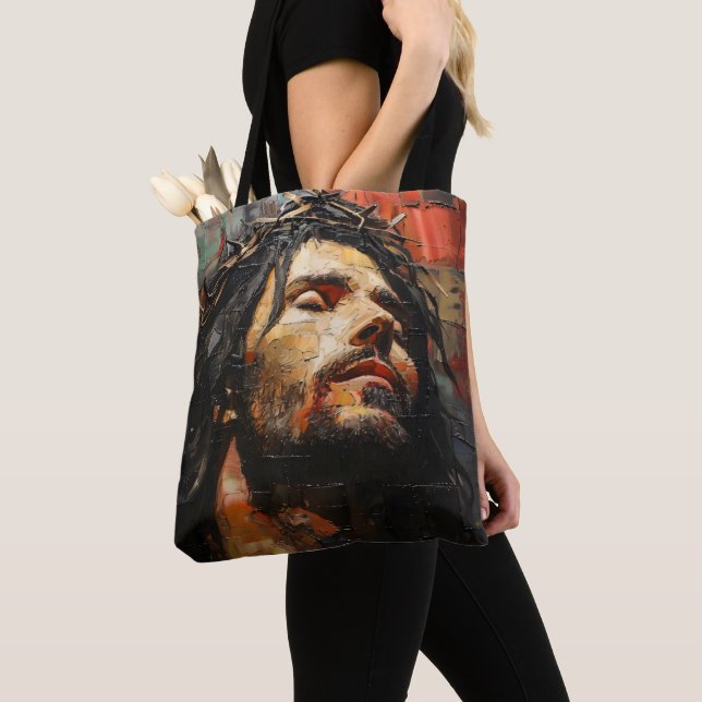Bolso De Tela Jesucristo moderno (Detalle)