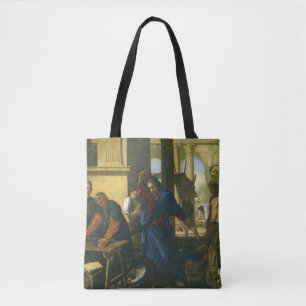 Bolso De Tela Jesucristo Purificación del Templo