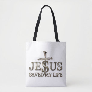 Bolso De Tela Jesucristo Salvó Mi Regalo De Vida Para Las Mujere
