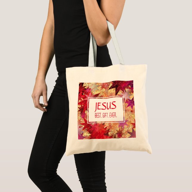 Bolso De Tela JESUS BEST GIFT Navidades (Anverso (producto))