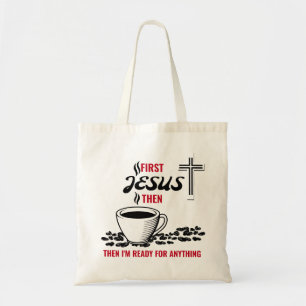 Bolso De Tela Jesus Coffee Lover