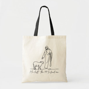Bolso De Tela Jesús de la oveja perdida