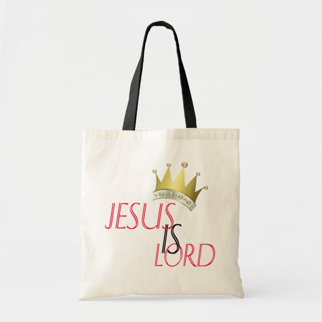 Bolso De Tela Jesús es el Tote del presupuesto del Señor (Frente)
