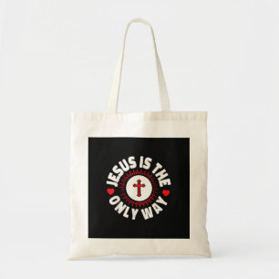 Bolso De Tela Jesús Es El Único Camino Cristianismo