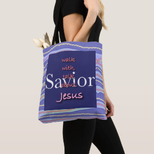 Bolso De Tela Jesús es la banda salvadora