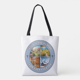 Bolso De Tela Jesús es la razón de cada temporada - Tote