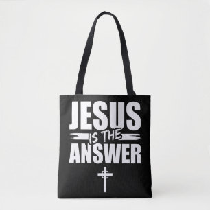 Bolso De Tela Jesús es la respuesta Jesús Camiseta, eres un patr