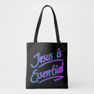 Bolso De Tela Jesús es un Camisa Esencial, Mujeres del Estilo de