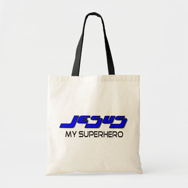 Bolso De Tela Jesús mi super héroe (Frente)